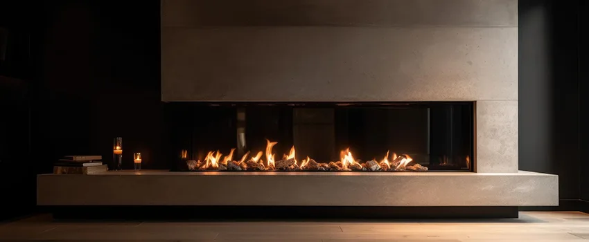 Gas Fireplace Ember Bed Design Services in North Highlands, California