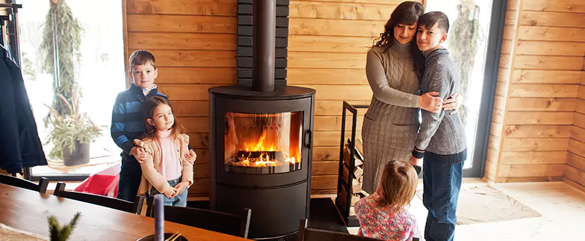 Morso Cast Iron Fireplace Insert Installation in North Highlands, California