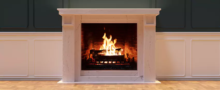 Open Flame Wood-Burning Fireplace Installation Services in North Highlands, California
