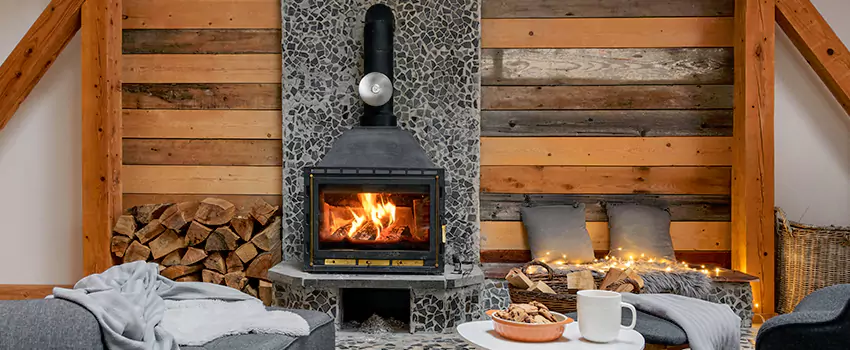 Thelin Hearth Products Direct Vent Gas Stove Fireplace Inspection in North Highlands, California